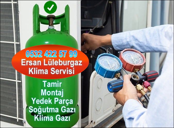 Ersan Lüleburgaz klima gaz dolum servisi